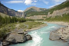 15 Robson River From Bridge At Whitehorn Camp Looking To Valley Of A Thousand Falls.jpg